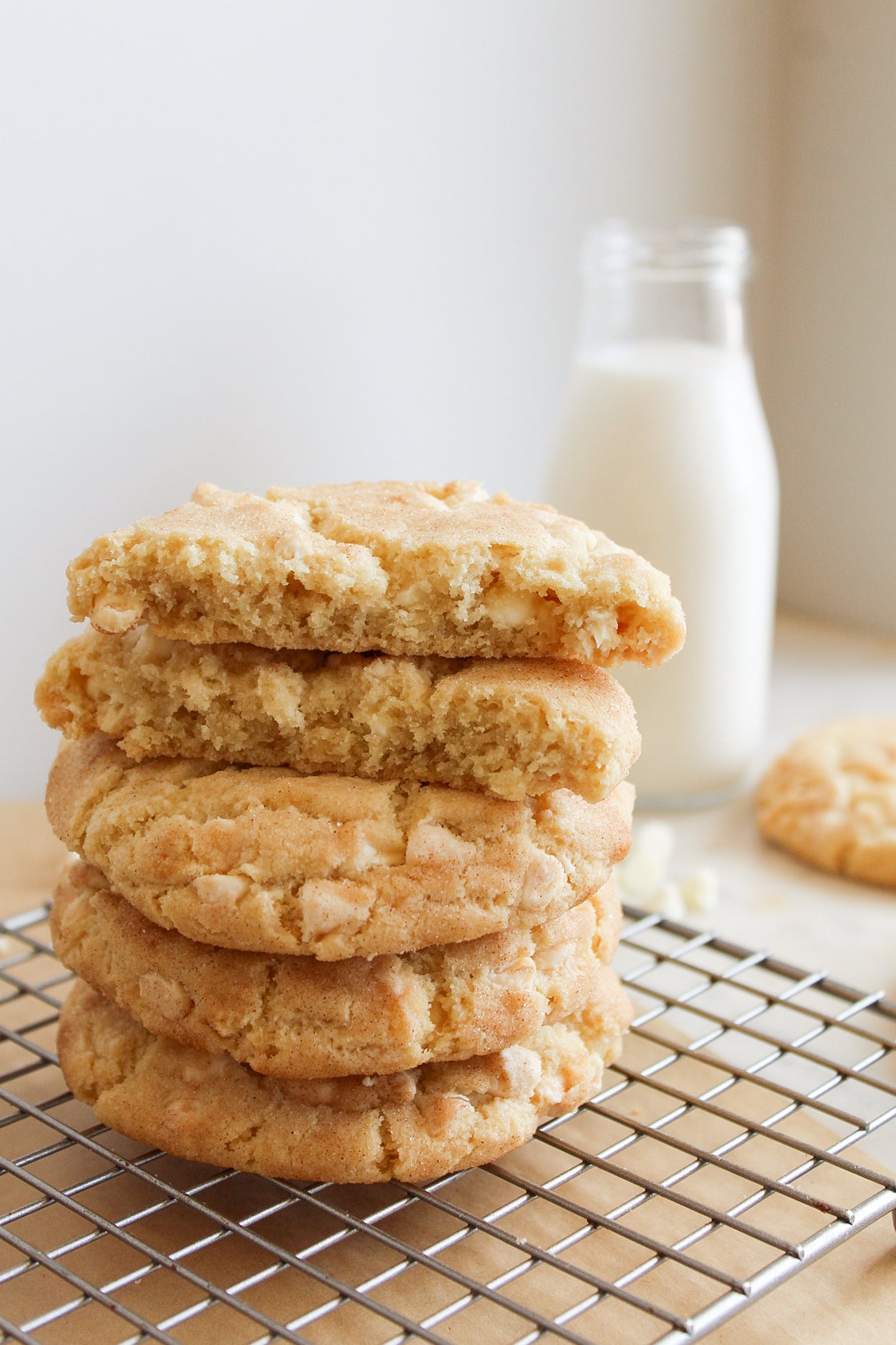 White Chocolate Snickerdoodle Cookie Box